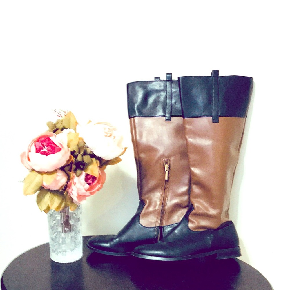 Rare Victoria’s Secret Black and Tan riding boots